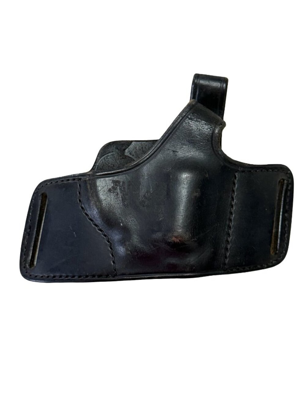 Vintage Don Hume H717 Leather OWB Holster Size 3 Black Right Hand